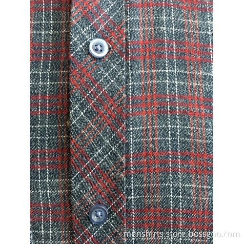 Long Sleeve Cotton Check Shirt
